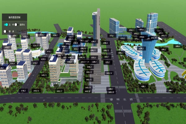 樓宇自控系統(tǒng)BIM可視平臺運行主狀態(tài)的實時顯示！